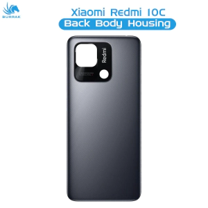 Xiaomi Redmi 10C Rear Back Body Casing Housing Replacement Battery Back Door For Xiaomi Redmi 10C - Grey