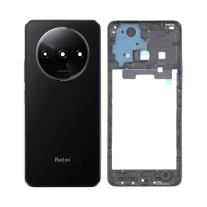 Xiaomi Redmi A3 Rear Complete Body Casing Housing Replacement For Redmi A3 - Black