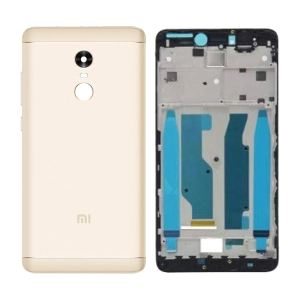 Xiaomi Redmi Note 4 Rear Complete Body Casing Housing With Camera Lens Replacement For Redmi Note 4 - Golden