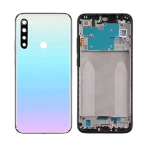 Xiaomi Redmi Note 8 Rear Complete Body Casing Housing With Camera Lens Replacement For Redmi Note 8 - White
