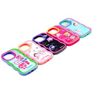 Apple iPhone 15 Pro Back Cover Fancy Wave Style Kitty Case For iPhone 15 Pro