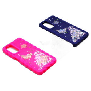 Xiaomi Redmi Note 11 Back Cover Fancy Wave Style Glitter Case For Redmi Note 11