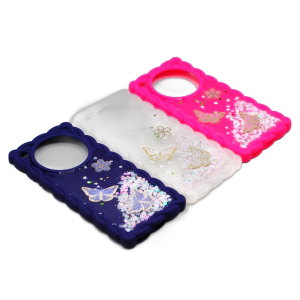 Infinix Zero 40 4G Back Cover Fancy Wave Style Glitter Case For Zero 40 4G