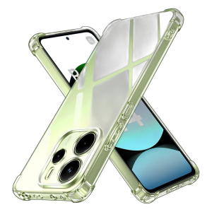 Xiaomi Redmi Note 14 Back Cover Transparent Extra Bumper Anti Shock Soft Crystal Clear Case For Redmi Note 14