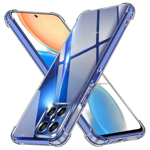 Honor X8 Back Cover Transparent Extra Bumper Anti Shock Soft Crystal Clear Case For X8