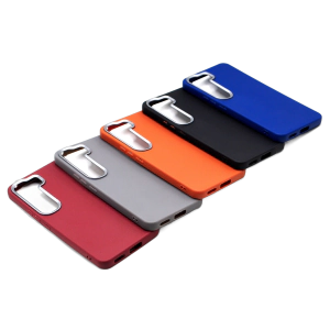 Vivo Y200 Back Cover Soft Ring Leather Texture Case For Y200