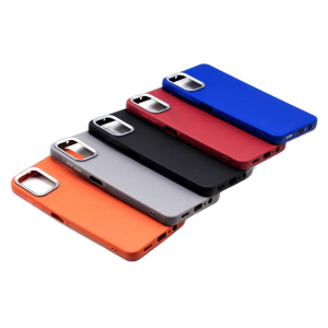 Samsung A06 Back Cover Soft Ring Leather Texture Case For Galaxy A06