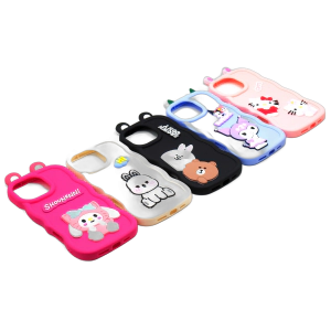 Apple iPhone 16 Pro Max Back Cover Fancy Wave Style Cute Kitty Case For iPhone 16 Pro Max