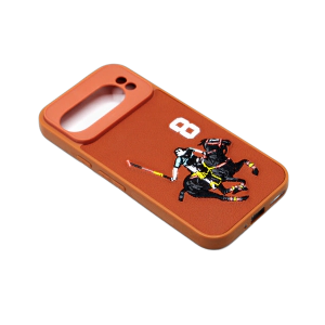 Google Pixel 9 Pro Back Cover POLO Design Leather Type Soft For Pixel 9 Pro