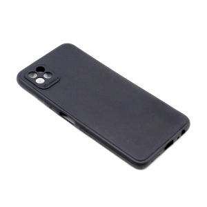Samsung A22 5G Back Cover Soft Plain Black Case For Galaxy A22 5G