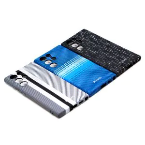 Samsung S22 Ultra Back Cover Soft Pitaka Leather Case For Galaxy S22 Ultra