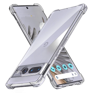 Google Pixel 7 Pro Back Cover Transparent Extra Bumper Anti Shock Soft Crystal Clear Case For Pixel 7 Pro