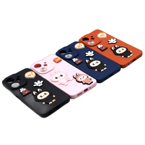Xiaomi Redmi 13C - Poco C65 Back Cover Multicolour Soft Kitty Case