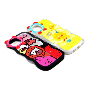 Oppo A3s - A12e Back Cover Fancy Wave Style Printed Case