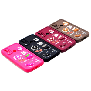 Tecno Spark 7 - 7T Back Cover Multicolour Soft Kitty Case