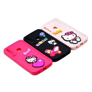 Infinix S4 Back Cover Multicolour Soft Kitty Case