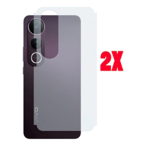 Vivo V50 Lite Back Protector Carbon Fiber Matte Soft Skin Sheet For - 2Pcs