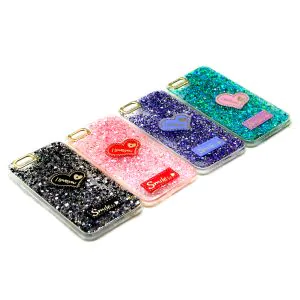 Apple iPhone 6 - 6s Back Cover Fancy LOVE Still Glitter Ladies Case