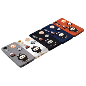 Vivo Y04 Back Cover Multicolour Soft Kitty Case