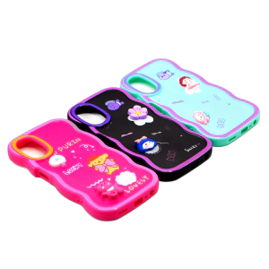 Oppo A17 Back Cover Fancy Wave Style Printed Case