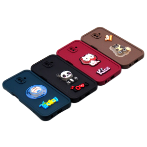 Samsung J6 Plus Back Cover Cute Kitty with Blinking Lights – Soft & Colorful Phone Case For Galaxy