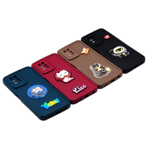 Infinix Note 10 Pro Back Cover Cute Kitty with Blinking Lights – Soft & Colorful Phone Case