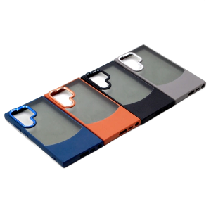 Samsung S23 Ultra Back Cover Multicolour Acrylic Leather Case For Galaxy