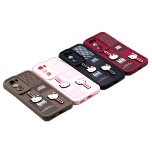 Oppo Reno 12 Back Cover Multicolour Soft Kitty Case