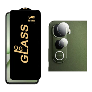 Vivo Y400 OG Glass Protector HD Plus Premium Quality + Back Rear Camera 9H Gorilla Flexible