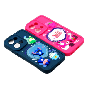 Oppo Reno 13 Back Cover Multicolour Soft Kitty Case