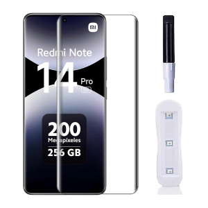 Xiaomi Redmi Note 14 Pro UV Tempered Glass Full Glue Screen Protector