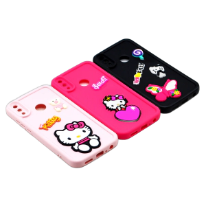Huawei Y9 2019 Back Cover Multicolour Soft Kitty Case