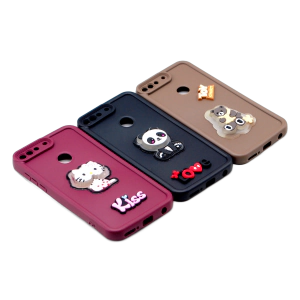 Huawei Y7 Prime 2018 Back Cover Cute Kitty with Blinking Lights – Soft & Colorful Phone Case