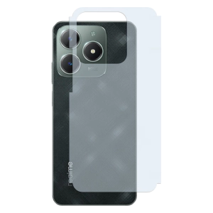 Realme C61 Back Protector Carbon Fiber Matte Soft Skin Sheet