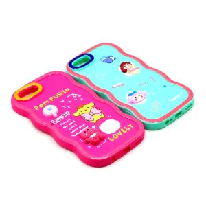 Oppo A3s - A12e Back Cover Fancy Wave Style Printed Case