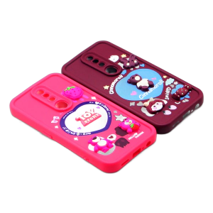 Oppo F11 Pro Back Cover Multicolour Soft Kitty Case