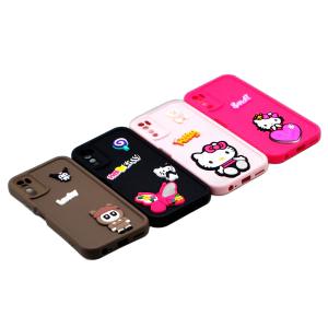 Infinix Note 7 Lite Back Cover Multicolour Soft Kitty Case
