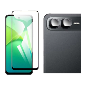 Infinix Smart 10 Plus Glass Protector 5D-10D-11D-21D-9D Full Coverage + Back Rear Camera 9H Gorilla Flexible