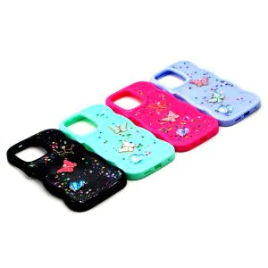 Xiaomi Redmi Note 12 Back Cover Fancy Wave Style Butterfly Case