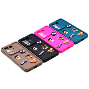 Infinix Note 50 Pro Back Cover Multicolour Soft Kitty Case
