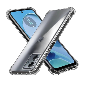 Motorola Moto G14 Back Cover Transparent Extra Bumper Anti Shock Soft Crystal Clear Case