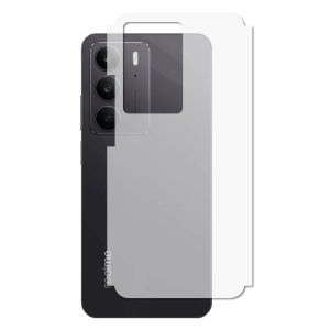 Realme C75 Back Protector Carbon Fiber Matte Soft Skin Sheet