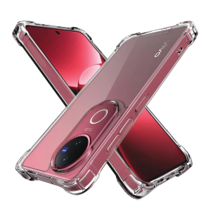 Vivo V50 5G Back Cover Transparent Extra Bumper Anti Shock Soft Crystal Clear Case