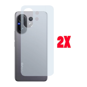 Vivo V60 Back Protector Carbon Fiber Matte Soft Skin Sheet 2 For - 2Pcs