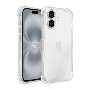 Apple iPhone 16 Back Cover Transparent Extra Bumper Anti Shock Soft Crystal Clear Case