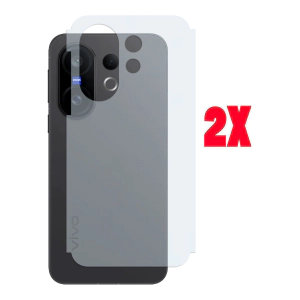 Vivo X200 FE Back Protector Carbon Fiber Matte Soft Skin Sheet For - 2Pcs