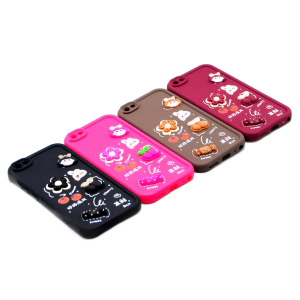 Vivo Y67 - Y66 Back Cover Multicolour Soft Kitty Case