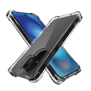 Vivo X200 FE Back Cover Transparent Extra Bumper Anti Shock Soft Crystal Clear Case