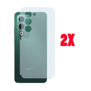 Oppo A5 2025 Back Protector Carbon Fiber Matte Soft Skin Sheet For - 2Pcs