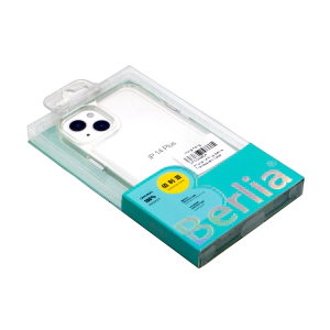 Apple iPhone 14 Plus Back Cover Berlia Brand Premium Transparent Case